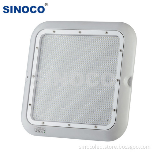 200lm/w 90w Square LED Canopy Gas Station Light